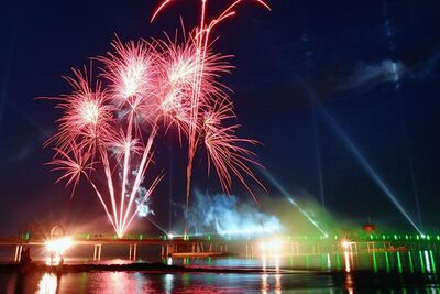 Feuerwerk beim Seebrückenfest