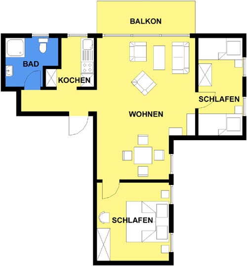 Haus Schwardt Wohnung 10 Grundriss