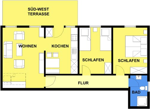 Haus Schwardt Wohnung 11 Grundriss