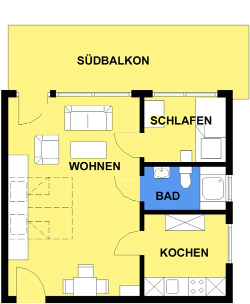 Haus Schwardt Wohnung 2 Grundriss