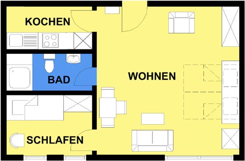 Haus Schwardt Wohnung 3 Grundriss
